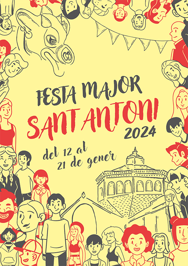 Fiesta Mayor de Sant Antoni en Barcelona 2024