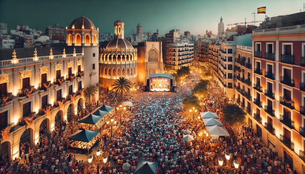 Celebración de la Gran Nit de Juliol en Valencia 2024