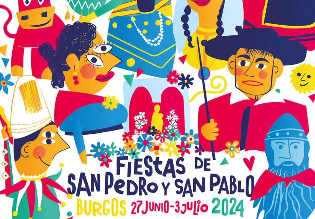 Programa de eventos y actividades de las Fiestas de Sampedros en Burgos 2024