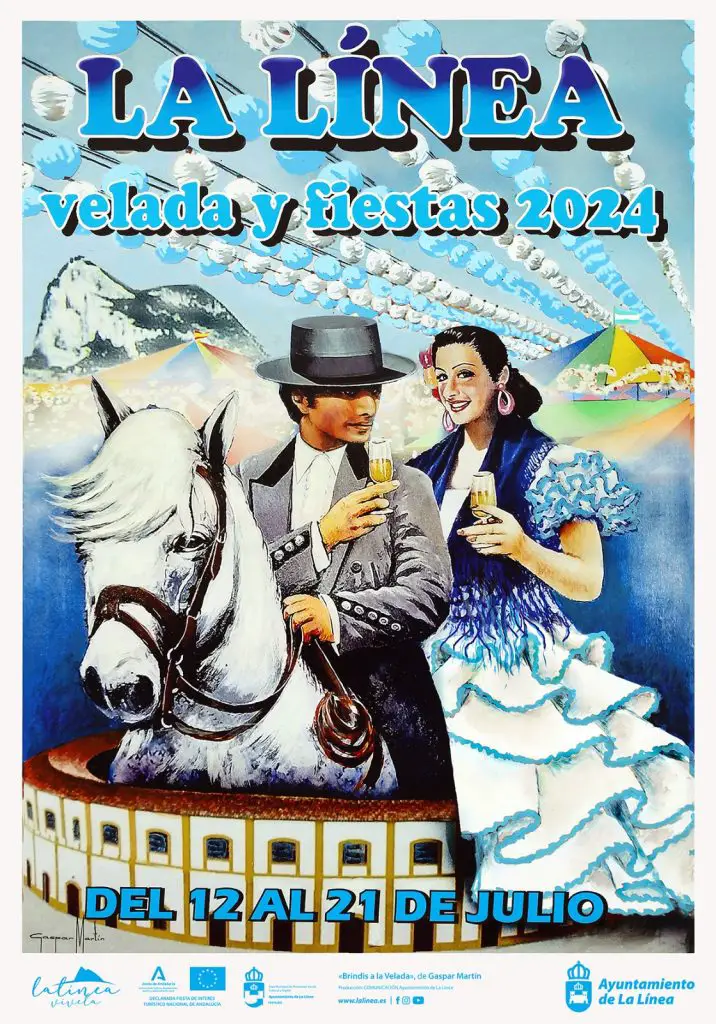 Cartel de La Salvaora: Velada y Fiestas de La Línea 2024