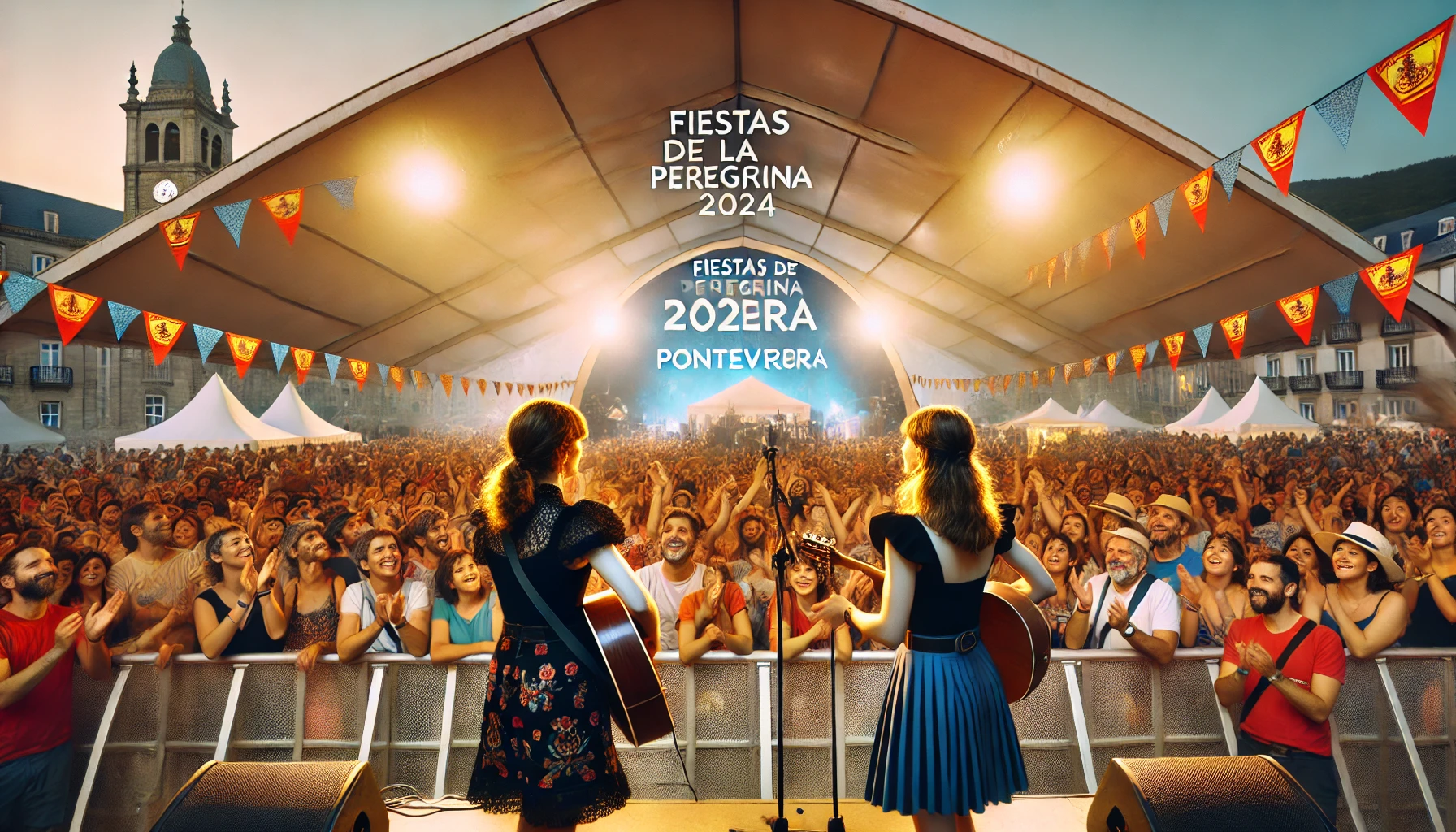 Fiestas de la Peregrina en Pontevedra 2024. Programa de las Fiestas con fechas del 10 al 19 de agosto y conciertos destacados