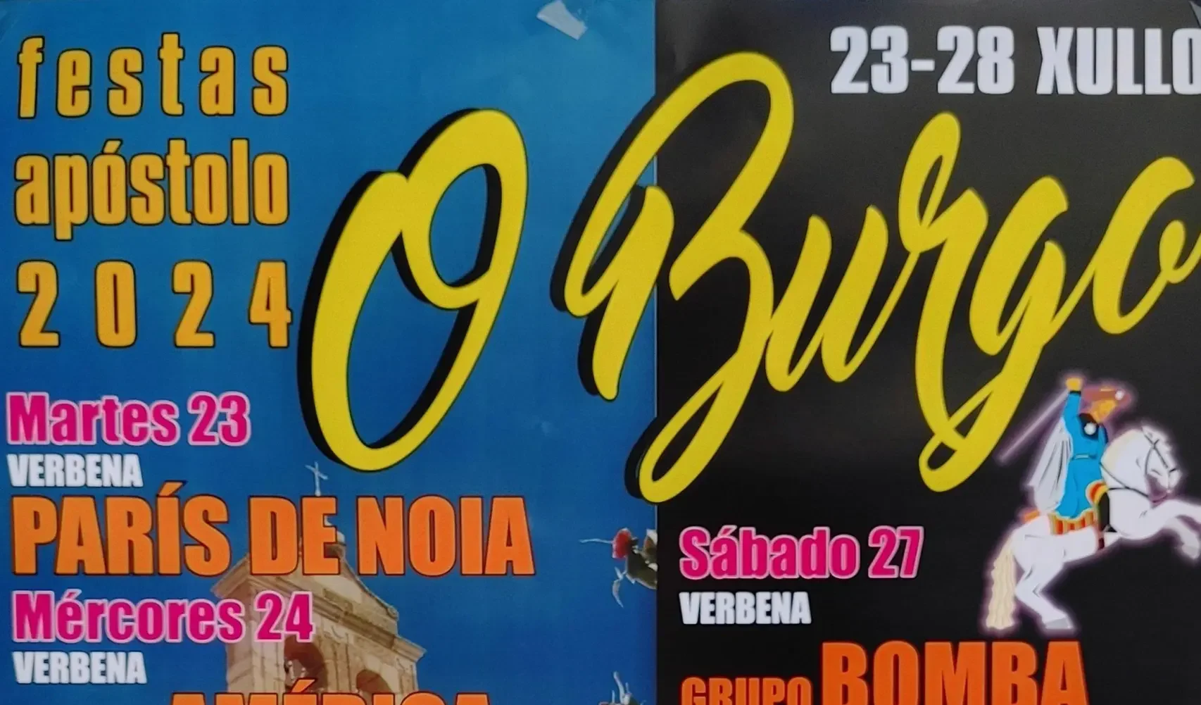 Las Fiestas de O Burgo son uno de los eventos más esperados del año. Las festividades se llevarán a cabo desde el 23 hasta el 28 de julio