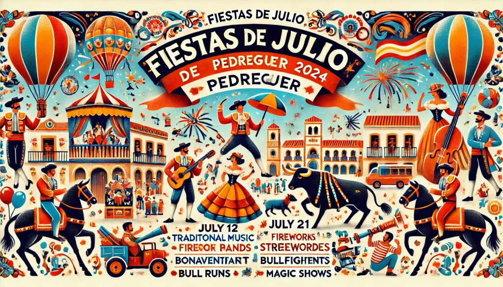 Programa de Actividades de las Fiestas de Julio de Pedreguer 2024