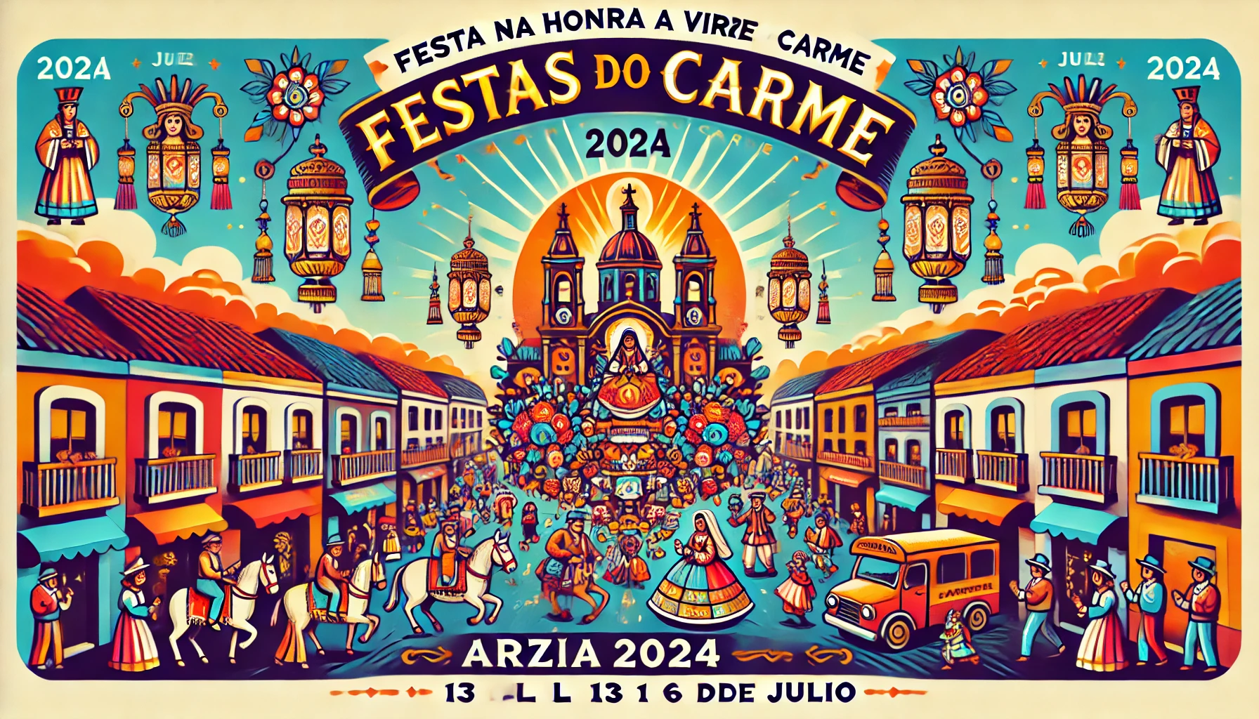 Las Festas do Carme 2024 en Arzúa son una celebración que combina tradición y diversión, ofreciendo una programación variada que incluye música, actividades para niños y actos